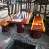 20251124_160429 ชุดโต๊ะปูนสนาม ลายไม้