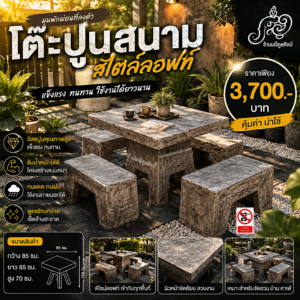 โต๊ะปูนหินเทียม
