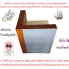 ที่นั่งโต๊ะปูนแบบโซฟา 120 ซม.