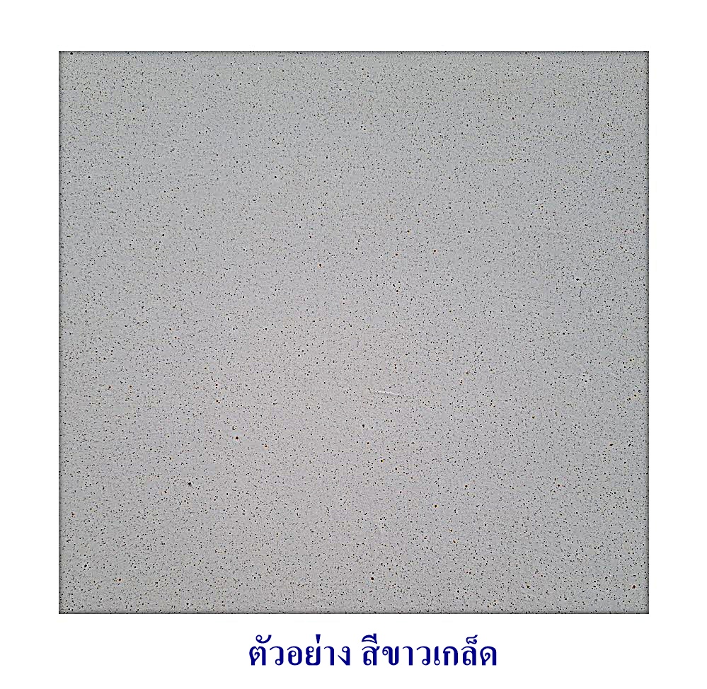 ตัวอย่าง สีขาวเกล็ด ถ่ายจากสินค้าจริง